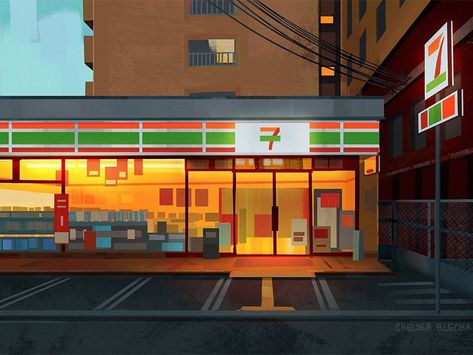 711 Aesthetic, 7 Eleven Aesthetic, 7 11 Aesthetic, Eleven Aesthetic, Nice Backgrounds, Bg Design, Background Drawing, 7 Eleven, Metroid