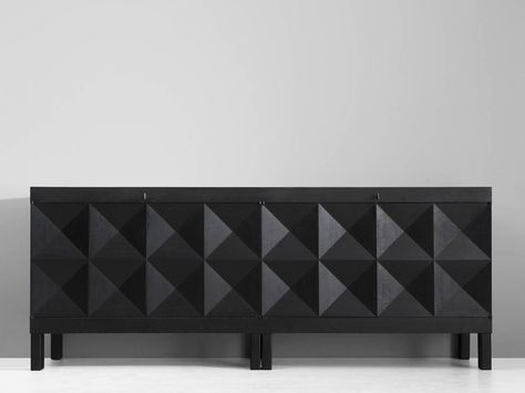 Black Sideboard, Large Sideboard, Leather Accent Chair, Modern Sideboard, Space Organizer, Bar Cabinet, Sideboard Buffet, Wood Construction, Joss And Main