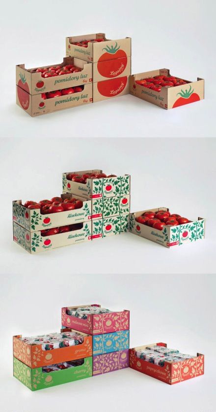 Diecut Packaging, Produce Package Design, Vegetable Packaging Design, Fruit Packaging Ideas, Vegetable Box Packaging Design, Tomato Packaging, Farm Packaging, Sustainable Vegetable Packaging, Sustainable Fruit Packaging