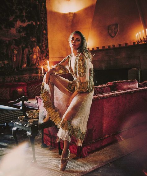 Karmen Pedaru In 'Autumn Sun' By Guy Aroch For Harper's Bazaar Spain August 2016 Guy Aroch, Rustic Fashion, Karmen Pedaru, Valentino Dress, Harper’s Bazaar, Fashion Photography Editorial, Harper's Bazaar, Harpers Bazaar, Fashion Editorial