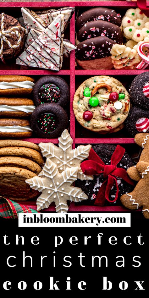 Cookies To Send In The Mail, Homemade Cookie Boxes Gift Ideas, Cookie Basket Ideas Diy, Christmas Bakery Box Ideas, Christmas Gift Baskets Baked Goods, Ways To Package Cookies As Gifts, Cookie Platter Ideas Trays, Holiday Cookie Gift Box Ideas, Cookie Trays For Christmas