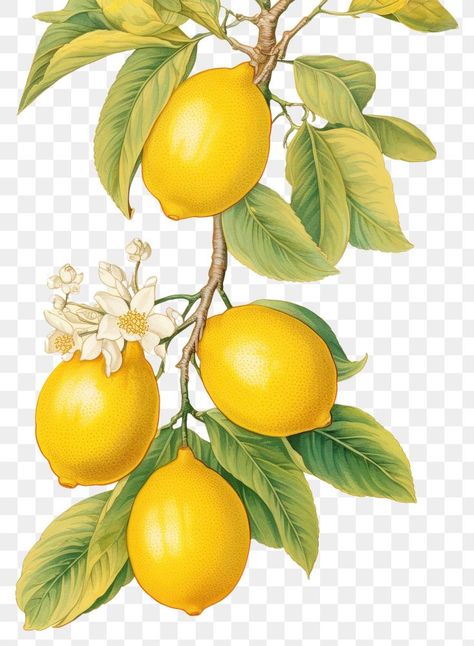 Cute Png Aesthetic Transparent, Rawpixel Background, Lemon Art Illustration, Lemons Illustration, Lemons Aesthetic, Lemon Png, Lemon Aesthetic, Aesthetic Pngs, Lemon Illustration