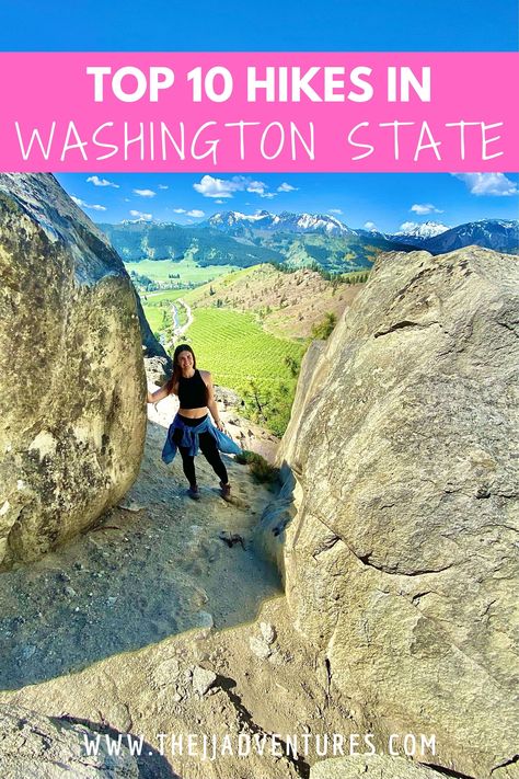 Beautiful hikes to check out in Washington State! #washingtonhikes #hikingwashington #washington #trails #hiking #pnw #washingtonstate #beautifulhikes Washington State Hikes, Central Washington, Usa Destinations, Washington Hikes, Visit Usa, Travel Bucket List Usa, Beautiful Hikes, Hiking Guide, Olympic Peninsula