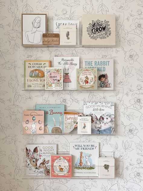 Mint Green Room, Green Room Design, Tale Of Peter Rabbit, Peter Rabbit Nursery, Nursery Book, Nursery Bookshelf, Rabbit Nursery, Kids Bedroom Inspiration, Nursery Room Design