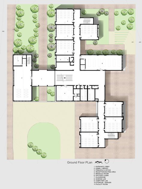 High School Concept Architecture, Layout School Architecture, Floor Plans Building, High School Architecture Plan, School Plans Architecture Design, High School Blueprints, Highschool Layout Plan, School Layout Plan Architecture, School Planning Ideas