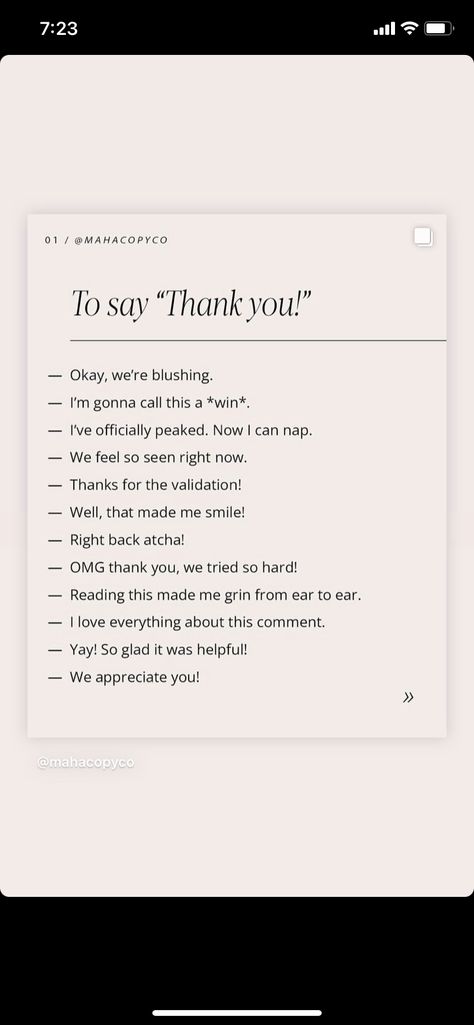 Different Ways To Say Thank You On Instagram, Cheesy Comments For Instagram, Other Ways To Say Thank You On Instagram, Thank You On Instagram Comments, Instagram Thank You Replies, Gorgeous Comments For Instagram, Doodle Captions For Instagram, Different Ways To Say Thank You On Instagram Comments, Short Compliments For Best Friends