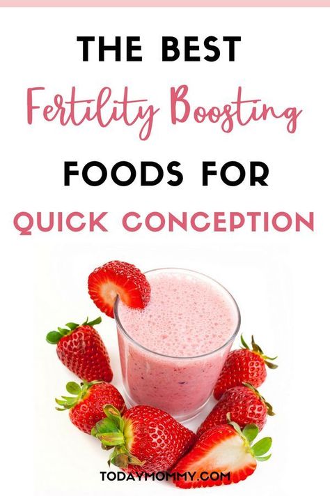 The Top Foods That Increase Fertility For Quick Conception #pregnancy #ttc #fertility Foods To Get Pregnant, Help Getting Pregnant, Fertility Smoothie, Increase Fertility, Fertility Supplements, Low Estrogen Symptoms, Fertility Foods, Fertility Health, Fertility Diet