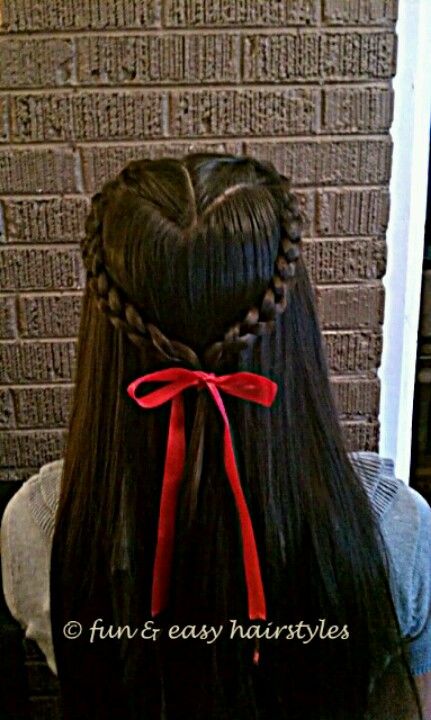 Lovely heart !   By fun & easy hairstyles good for <3 day Fun Easy Hairstyles, Pork Loins, Cool Easy Hairstyles, Brides Made, Valentines Hairstyles, Diy Hairstyle, Heart Braid, Valentine Hair, Hairstyles Design