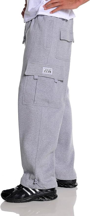 Cargo Sweatpants Outfit, Cargo Sweatpants, Pro Club, Athletic Sweatpants, Sweatpants Outfit, Mens Cargo, Baggy Pant, Dream Clothes, Mens Sweatpants