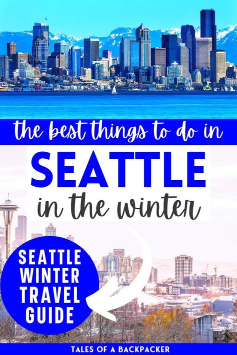 Seattle In December, Seattle Washington Winter, Seattle In Winter, Seattle Sightseeing, Seattle Winter, Seattle Travel Guide, Winter Vacation Outfits, Best Winter Vacations, Things To Do In Seattle