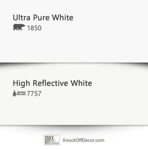 Behr Ultra Pure White Vs Chantilly Lace, Behr Ultra Pure White Walls, Behr Ultra Pure White, Ultra Pure White Behr, High Reflective White, Pure White Paint Color, Behr Ultra, Cool Color Palette, The Undertones