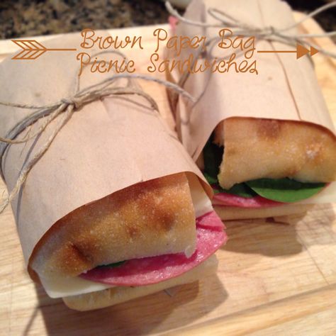 Lunch Images, Girls Luncheon, Succulent Party, Italian Themed Parties, Ciabatta Roll, Brown Bag Lunch, White Pool, Picnic Sandwiches, Sandwich Container