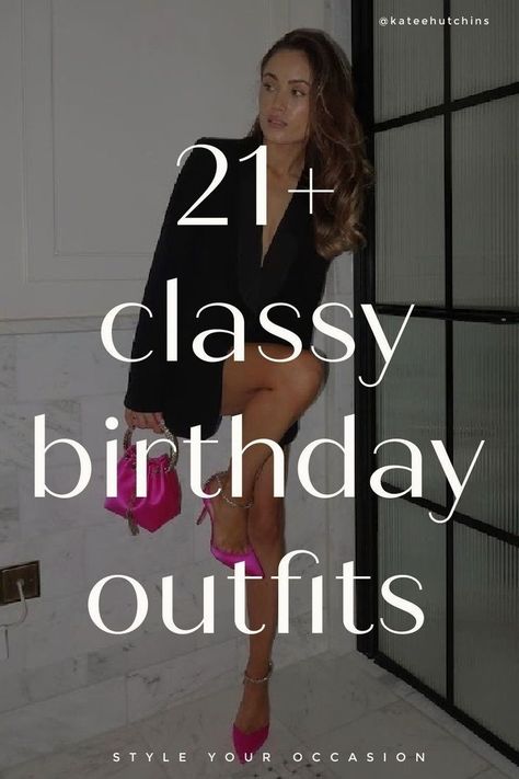 21+ Trendy Outfits For Birthday: Looking for cute birthday outfit ideas and inspiration? You’ll love this list of pretty outfits for women with looks for your 18th, 21st, 30’s, and beyond! These trending fits work from summer to winter and have the perfect bday aesthetic. Birthday Outfit Ideas For Women Classy, Classy Birthday Outfits, Cute Birthday Outfit Ideas, 30th Birthday Outfit Ideas For Women, Trending Fits, Birthday Party Outfit Women, Bday Aesthetic, Fall Birthday Outfit, Dinner Outfit Classy