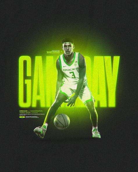 Ian McFarland on X: "Gameday⁴ #GoDucks https://t.co/HfbHd3OKHY" / X Gameday Graphics Basketball, Basketball Gameday Graphics, Gameday Graphics Design, Basketball Design Graphics, Gameday Design, Basketball Graphic Design, Gameday Graphics, Basketball Graphics, Basketball Designs