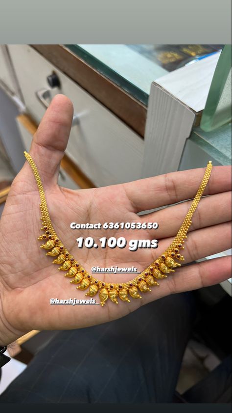 10 Grams Gold Choker Designs, Gold Necklaces In 10 Grams, Gold Necklace In 10 Grams Indian, 10 Gm Gold Necklace Designs, Light Weight Gold Necklace Indian With Grams, 16grams Gold Necklace Designs, Light Weight Choker Gold With Grams, Simple Gold Necklace Designs In 10 Grams, Baby Necklace Gold Indian