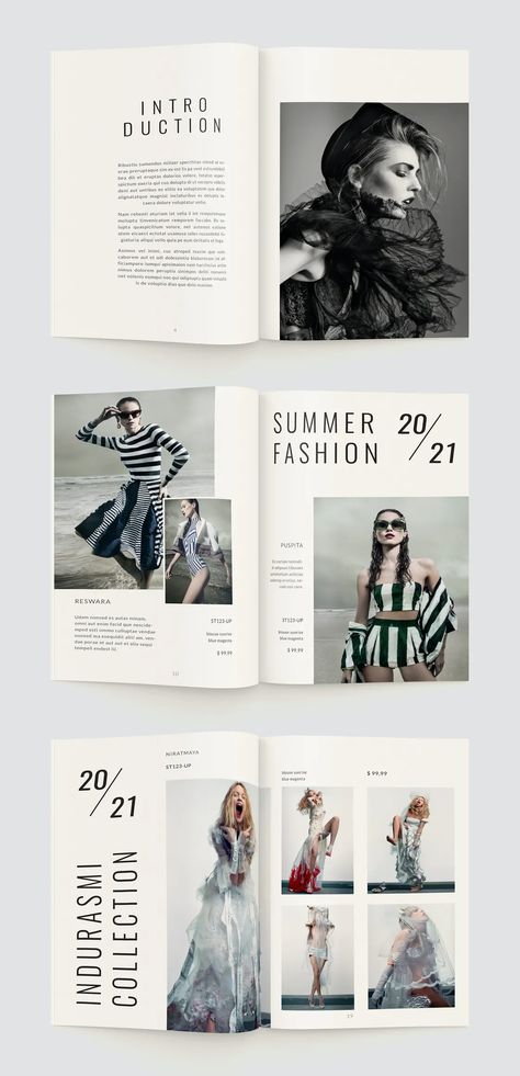 Fashion Look Book Layout Design, Lookbook Editorial Design, Fashion Glossary Book, Fashion Page Design, Lookbook Template Fashion, Lookbook Design Layout Catalog, Lookbook Cover Design, Fashion Design Layout Portfolio, Fashion Booklet Design