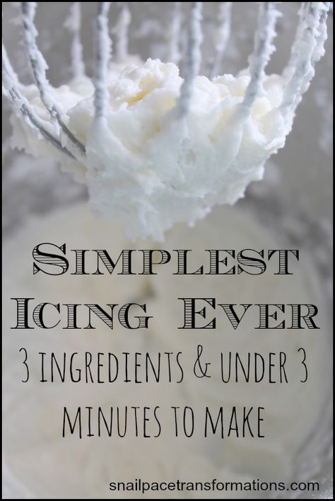 This recipe for icing is so simple. If you can boil water you can make this icing. Great for topping cakes, cookies, cupcakes and more. Simplest icing ever. Recipe For Icing, Cupcakes Fall, Easy Icing Recipe, Easy Icing, Frosting Recipes Easy, How To Make Icing, Tarte Fine, Cake Frosting Recipe, Homemade Frosting