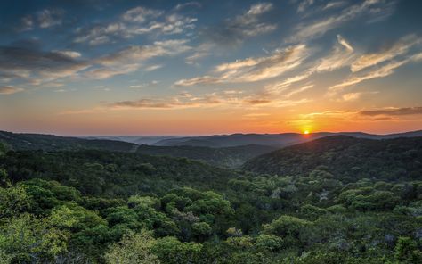 Sunset in the Texas Hill Country | Curtis Simmons | Flickr Country Sunset, Guadalupe River, Disney Cruise Tips, Texas Hills, Family Vacation Destinations, Country Landscaping, Relaxing Vacations, Road Trip Hacks, 100 Words