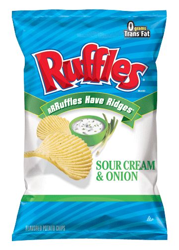 Sour Cream And Onion Chips, Chips Lays, Ruffles Chips, Potato Chip Rock, Onion Chips, Fini Tubes, Potato Chip Flavors, Ruffles Potato Chips, Frito Lay