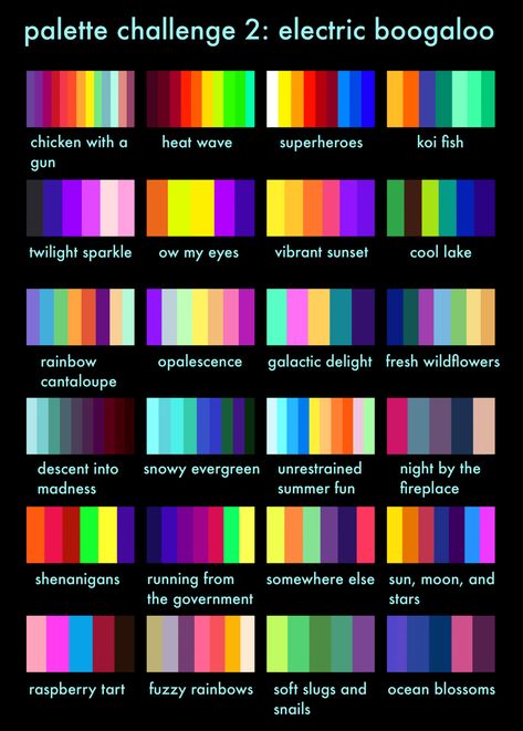 i made another palette challenge! colors are fun :> send me a character + a palette and i’ll draw them! or reblog and use them... Pencil Stash Color Palette, Tumblr, I Love S, Neon Color Palette, Color Descriptions, Neon Colour Palette, Color Template, Palette Challenge, Stack Game