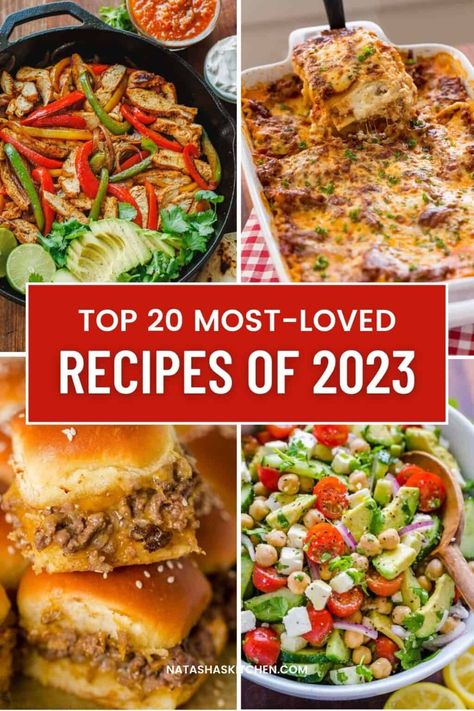 These are the 20 top-rated, most loved recipes of 2023. There were some surprising trends in this list. I hope you love every recipe you try! Excellent Dinner Recipes, Top Copycat Recipes, Most Highly Rated Recipes, Top Rated Chicken Recipes, Most Loved Recipes, Highly Rated Dinner Recipes, Top Rated Recipes On Pinterest, Highly Rated Recipes, High Rated Recipes