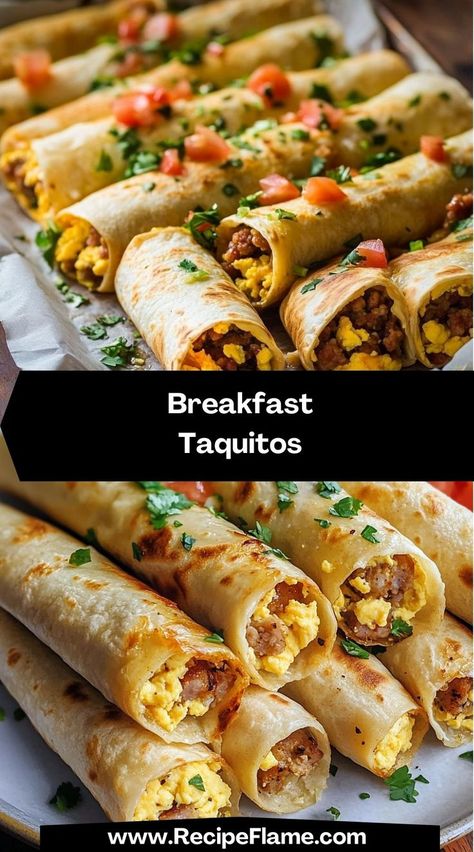 Breakfast Taquitos are crispy, cheesy, and perfect for mornings! My family loves them, and they’re always a hit with friends—quick, delicious, and gone in minutes! Breakfast Taquitos, Quick Breakfast Recipes, Easy Breakfast Recipes, Ready Meal, The Breakfast, Breakfast Recipes Easy, Quick Breakfast, Easy Breakfast, Cheddar Cheese