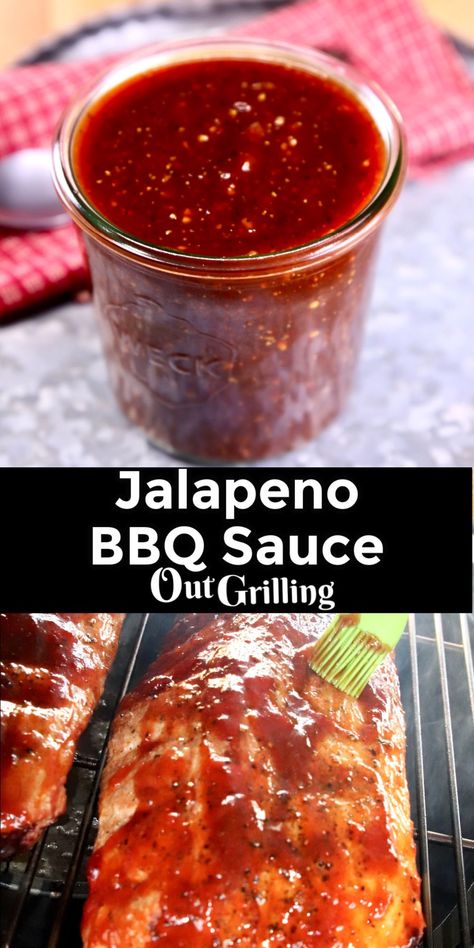 Jalapeno Barbecue Sauce, Jalapeños Bbq Sauce, Cowboy Bbq Sauce, Jalapeño Peach Bbq Sauce, Jalapeno Wing Sauce, Homemade Sweet And Spicy Bbq Sauce, Mexican Bbq Sauce, Habanero Bbq Sauce Recipes, Bbq Sauces Recipes