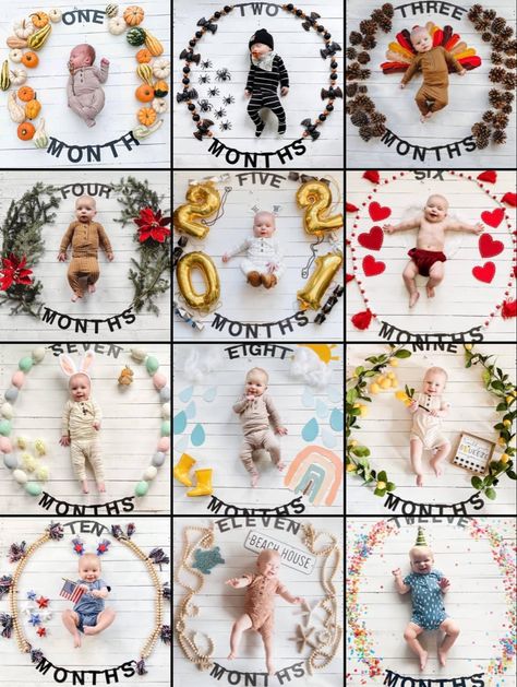 Unique Baby Photoshoot Ideas, Valentines Baby Photoshoot, Baby Photoshoot Ideas At Home, Vom Avea Un Copil, Photoshoot Ideas At Home, Baby Photoshoot Ideas, Baby Milestones Pictures, Monthly Baby Pictures, Baby Milestone Photos