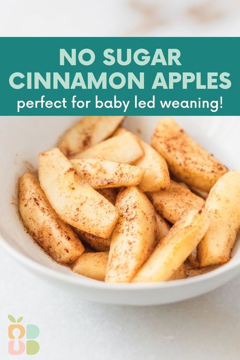 Baby Food With Apples, Baby Apple Recipe, Cooked Apples For Baby, Baby Led Weaning Apple Recipes, How To Steam Apples For Baby, Baked Apples For Baby, Blw Apples, Baby Led Weaning Dairy Free, Blw Apple Recipes