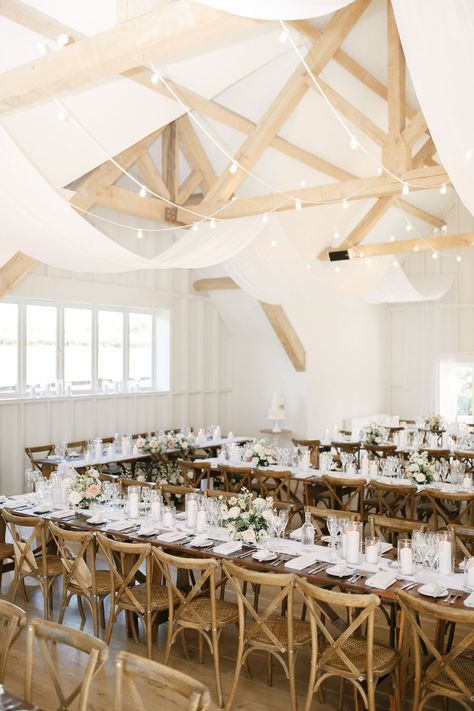 Hyde House Wedding, Hyde House, Trestle Tables, Breakfast Inspiration, Spring Summer Wedding, Cotswolds Wedding, Crossback Chairs, Wedding Barn, Wedding Venue Decorations