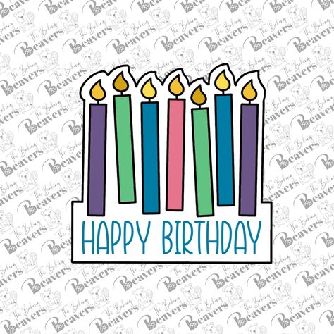 Cookie cutter shaped like a birthday candle, perfect for decorating birthday cakes and#birthdayfont #happybirthday #fontdesign #celebration #birthdaywishes Cookie Font, Birthday Candle Cookies, Projector Images, Happy Birthday Font, Decorating Birthday, Happy Birthday Cookie, Flooding Cookies, Cookies Birthday, Candle Cookies