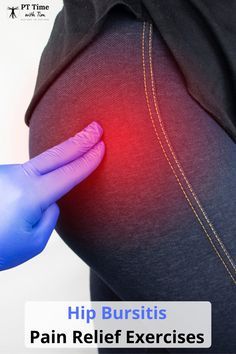 Bursitis Hip Relief, Best Exercise For Hips, Sore Hips, Bursitis Hip, Therapy Exercises, Hip Pain Relief, Piriformis Syndrome, Physical Therapy Exercises, Nerve Pain Relief