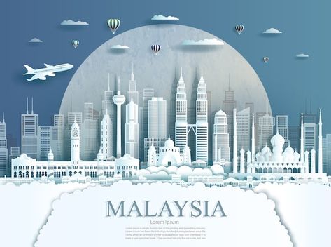 Circle Texture, Malaysia Flag, Travel Malaysia, Kuala Lumpur City, Independence Day Background, Celebration Background, Model House Plan, Banner Template Design, Creative Illustration