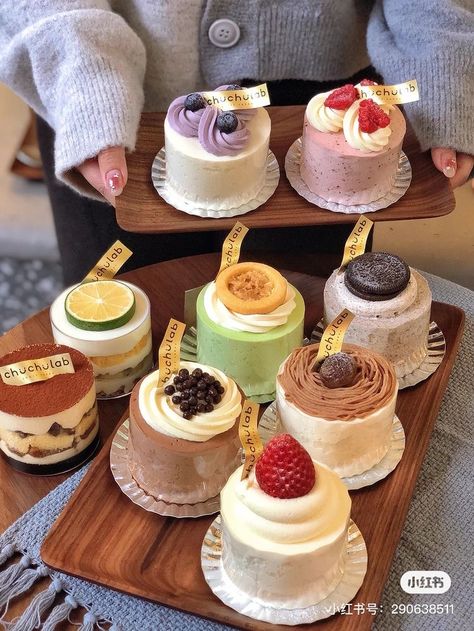 Mini Torte, Pretty Dessert, Home Bakery, Think Food, Fancy Desserts, Korean Aesthetic, Mind Body And Soul, Bakery Cafe, Cute Desserts