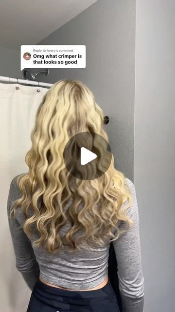 @lifewith.kacey on Instagram: "Wavy hair tutorial 🩷 #HairTutorial #WavyHairTutorial #Crimper #HairCrimper #HairInspo #HairIdeas #Lifestyle #Aesthetic #College #Freshman" Crimped Hairstyles, Wavy Hair Tutorial, Aesthetic College, Wavy Hairstyles Tutorial, College Freshman, Hair Crimper, Lifestyle Aesthetic, Wavy Hair, Hair Tutorial