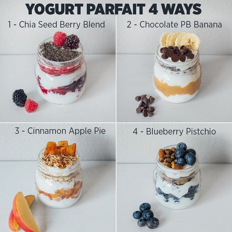 Greek Yogurt Parfait Recipes, Amanda Meixner, Healthy Parfait Recipes, Healthy Yogurt Parfait, Healthy Parfait, Yogurt Parfait Recipe, Fruit And Yogurt Parfait, Greek Yogurt Parfait, Yogurt Parfaits