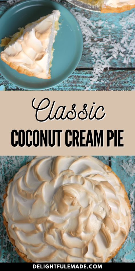 Coconut Pie Filling Recipes, Absolute Best Coconut Cream Pie, Taste Of Home Coconut Cream Pie, Simple Coconut Cream Pie, Count Cream Pie, Coconut Cream Pie Fluff, Grandmas Coconut Pie, Coconut Cream Pie With Vanilla Wafer Crust, Killer Creamy Coconut Pie