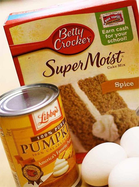 Easy Pumpkin Muffin, Pumpkin Cake Mix Muffins, Pumpkin Cake Mix, Spice Cake Mix And Pumpkin, Cake Mix Muffins, Pumpkin Muffins Easy, Spice Cake Recipes, Pumpkin Spice Cake, Torte Cupcake