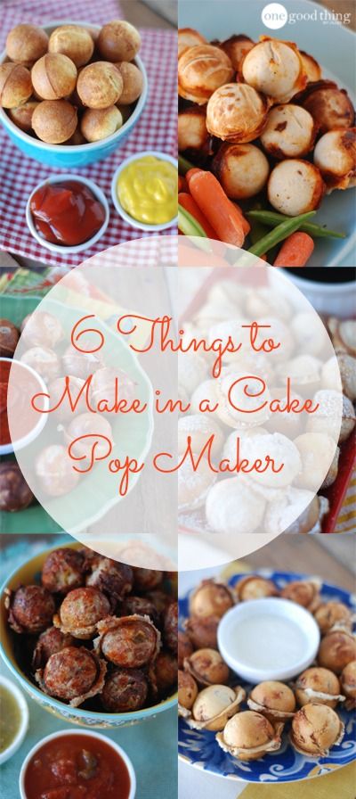 Using a nifty little cake pop maker to make all sorts of delicious things that have nothing to do with cake! Baby Cakes Maker, Babycakes Recipes, Babycakes Cake Pop Maker, Baby Cake Pops, Cake Pop Maker, Doughnut Holes, Cake Pops How To Make, Recipes Baking, Cake Pop Recipe