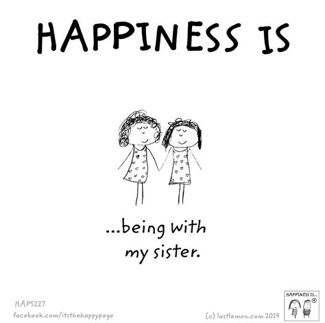 Happiness Is                                                                                                                                                     More Good Sister Quotes, Quotes Distance, Sister Love Quotes, Sisters Quotes, Love My Sister, Sisters Forever, Sister Quotes, Best Sister, Bid Day