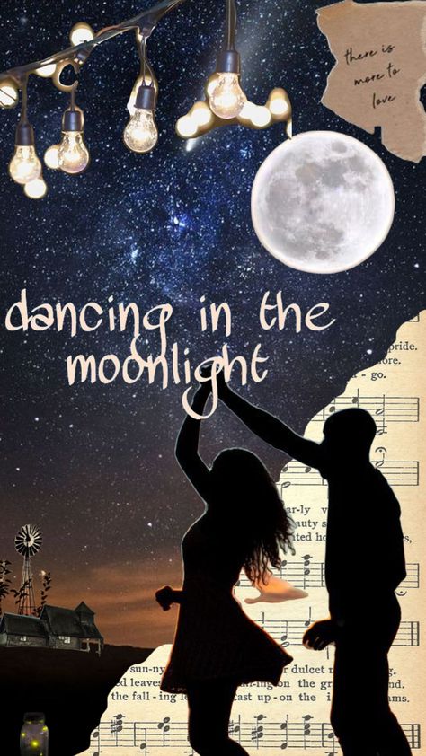 Dancing in the Moonlight #songbased #movie #awalktoremember #musicseries Dancing In The Moonlight Aesthetic, Dancing In Moonlight, Dancing Princess, Starlit Night, Twelve Dancing Princesses, Dancing In The Moonlight, Vintage Things, Phone Background, Line Dancing