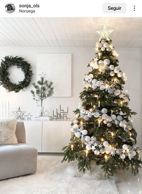 Christmas Tree Inspo, Pretty Christmas Decorations, Christmas Tree Decorating Themes, Elegant Christmas Trees, Creative Christmas Trees, Unique Christmas Decorations, Christmas Tree Inspiration, Christmas Themes Decorations, Christmas Inspo