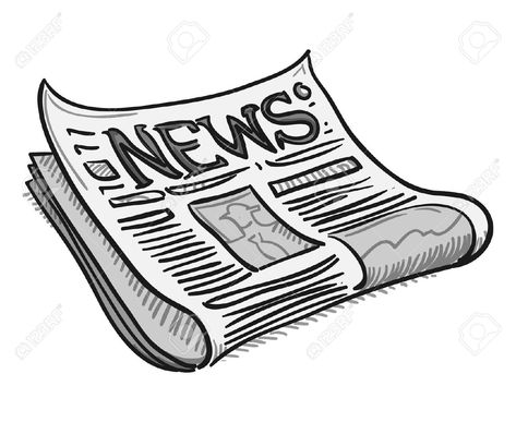 The news is a great thing, but is it always as good as we think? Newspaper Drawing, Newspaper Cartoons, Newspaper Cover, Diy Crafts For Girls, Old Newspaper, Old Quotes, Simplistic Tattoos, Writing Skills, Cover Pages