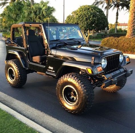 2005 Jeep Wrangler, Cj Jeep, Tj Wrangler, 2015 Jeep Wrangler, Jeep Mods, Wrangler Jeep, Black Jeep, Wrangler Sport, Jeep Wrangler Sport