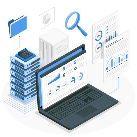 Data Migration Solutions - Paired Tool Integration, QuickSync - Kovair Analysis Diagram, Digital Art Programs, Process Map, Best Server, Data Migration, Isometric Illustration, Technology Integration, Design Animation, Data Recovery