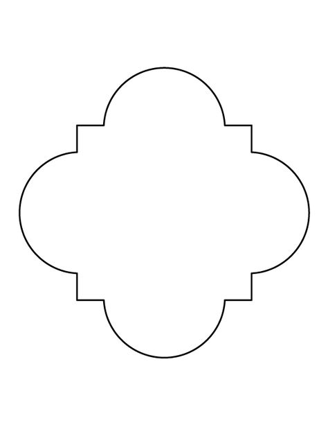 Quatrefoil pattern. Use the printable outline for crafts, creating stencils, scrapbooking, and more. Free PDF template to download and print at http://patternuniverse.com/download/quatrefoil-pattern/ Printable Outline, Motif Arabesque, Moroccan Stencil, Quatrefoil Pattern, Mandala Stencils, Ramadan Crafts, Stencil Templates, Stencil Pattern, Stencil Patterns