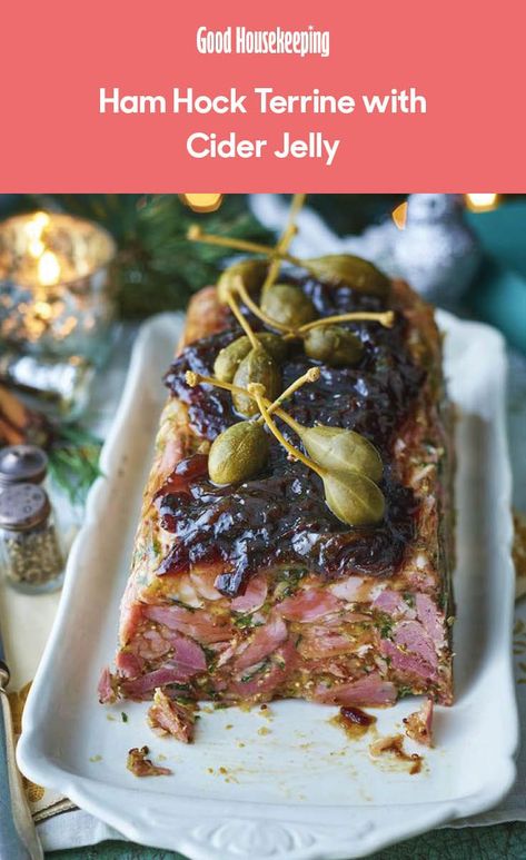 Ham Injection Recipe, Ham Hock Terrine Recipe, Meat Starters, Game Terrine Recipe, Ham In Gingerale, Smoked Salmon Terrine Christmas, Ham Hock Terrine, Pork Terrine, Terrine Recipe