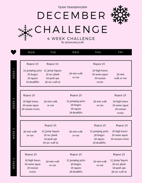 Fitness challege for December! Join us in the free transphormation group! #fitnesschallenge #fitness #workoutchallenge #workoutplan December Ab Challenge, December Challenge Fitness, December Workout Challenge, December Fitness Challenge, Christmas Workout Challenge, Workout Calender, Holiday Fitness Challenge, Month Challenge, Walking Challenge