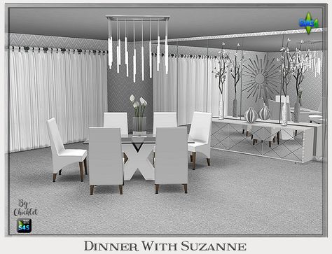 Dinig Room, Sims 4 Cc Furniture Living Rooms, Sims 4 Tsr, Sims Free Play, Ts4 Mods, Sims 4 Bedroom, Sims 4 House Building, The Sims 4 Packs, Dinner Room