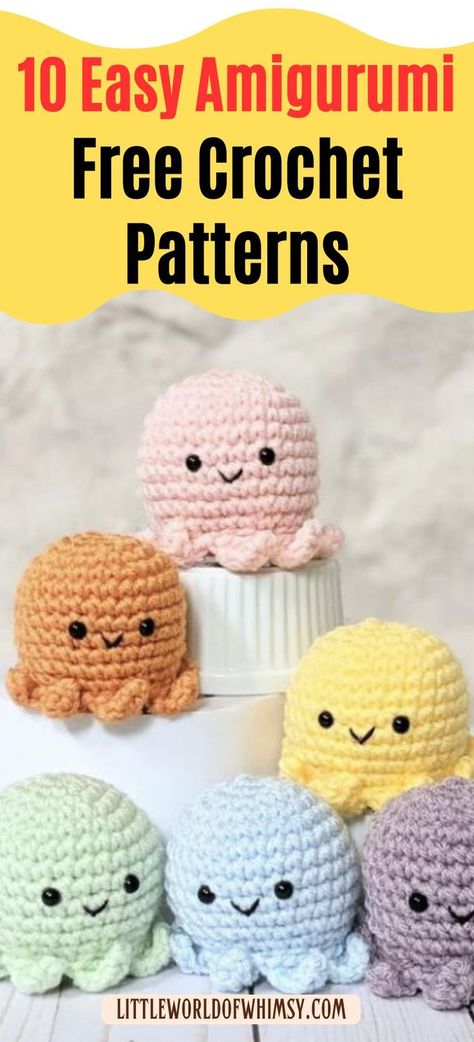 Getting the hang of amigurumi for complete beginners is definitely a little tricky, but after teaching myself to crochet amigurumi a year ago, I’m here to tell you about the... . Amigurumi Patterns, Easiest Amigurumi, Easy Crochet Patterns Free Beginners, Easy Amigurumi Crochet, Printable Crochet Patterns, Graphic Crochet, Crochet Stuffies, Easy Amigurumi Pattern, Easy Amigurumi Easiest Amigurumi, Easy Crochet Patterns Free Beginners, Easy Amigurumi Crochet, Crochet Stuffies, Easy Amigurumi Pattern, Easy Amigurumi, Easy Crochet Animals, Crochet Baby Shoes Pattern, Crochet Patterns Free Beginner